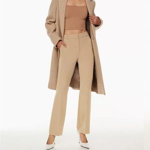 Aritzia Babaton Publish Pant in Deep Taupe